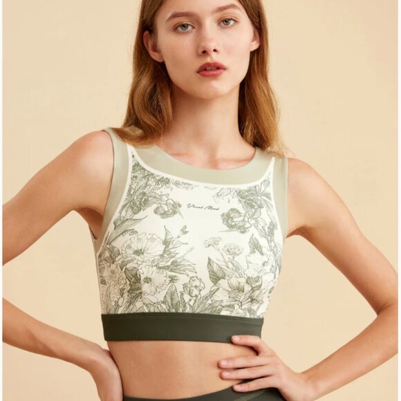 Visual Mood Green Pastel Sports Bra - Picture 4 of 8